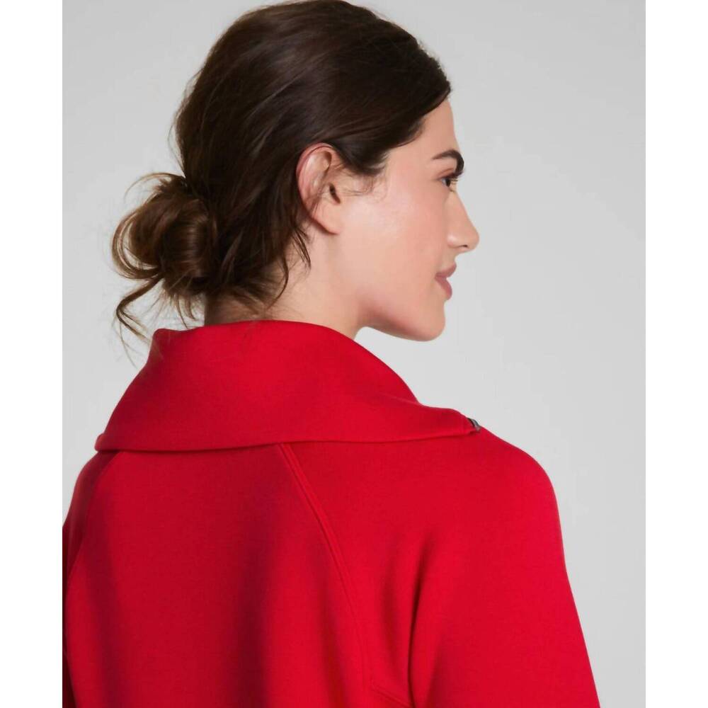 NEW SPANX airessentials half zip dress in red - Picture 4 of 5
